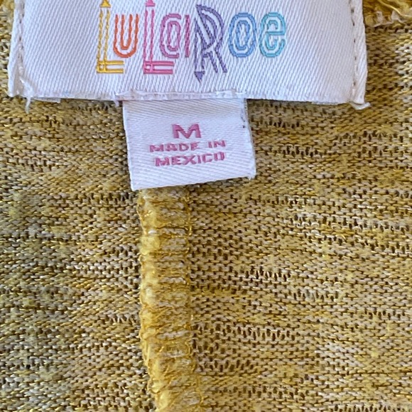 Womens Mustard Yellow LuLuRoe  Long Cardigan Sz Medium - Picture 3 of 5